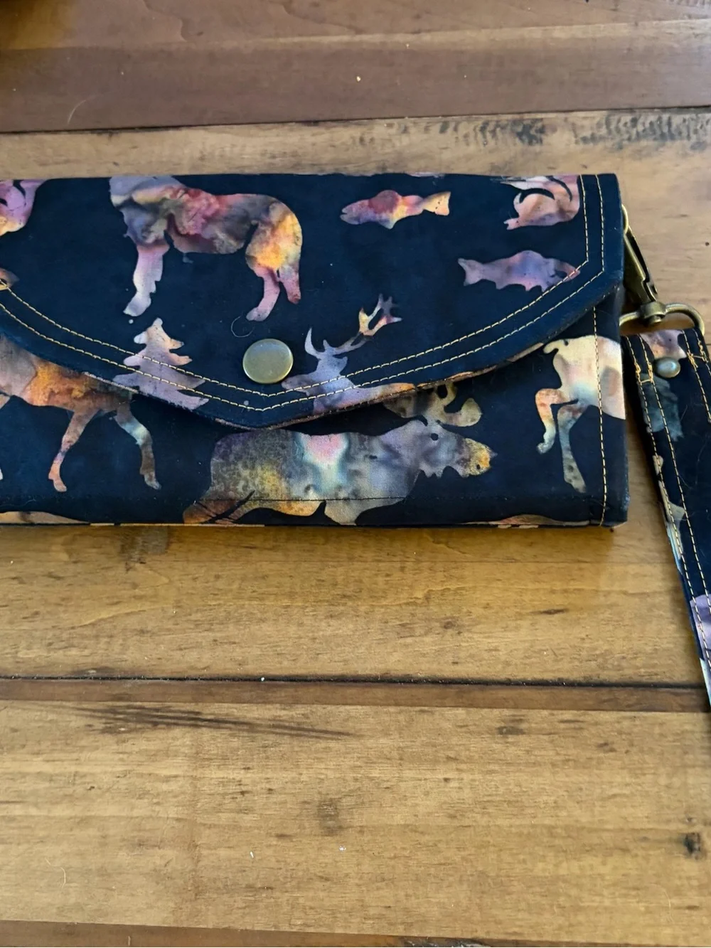 Wallet Handmade Wild Life inspired.